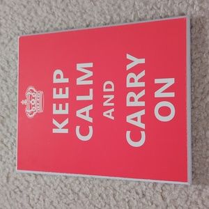 Keep Calm and Carry On Sign decoration
